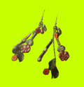Handmade Hibiscus Beaded Earrings