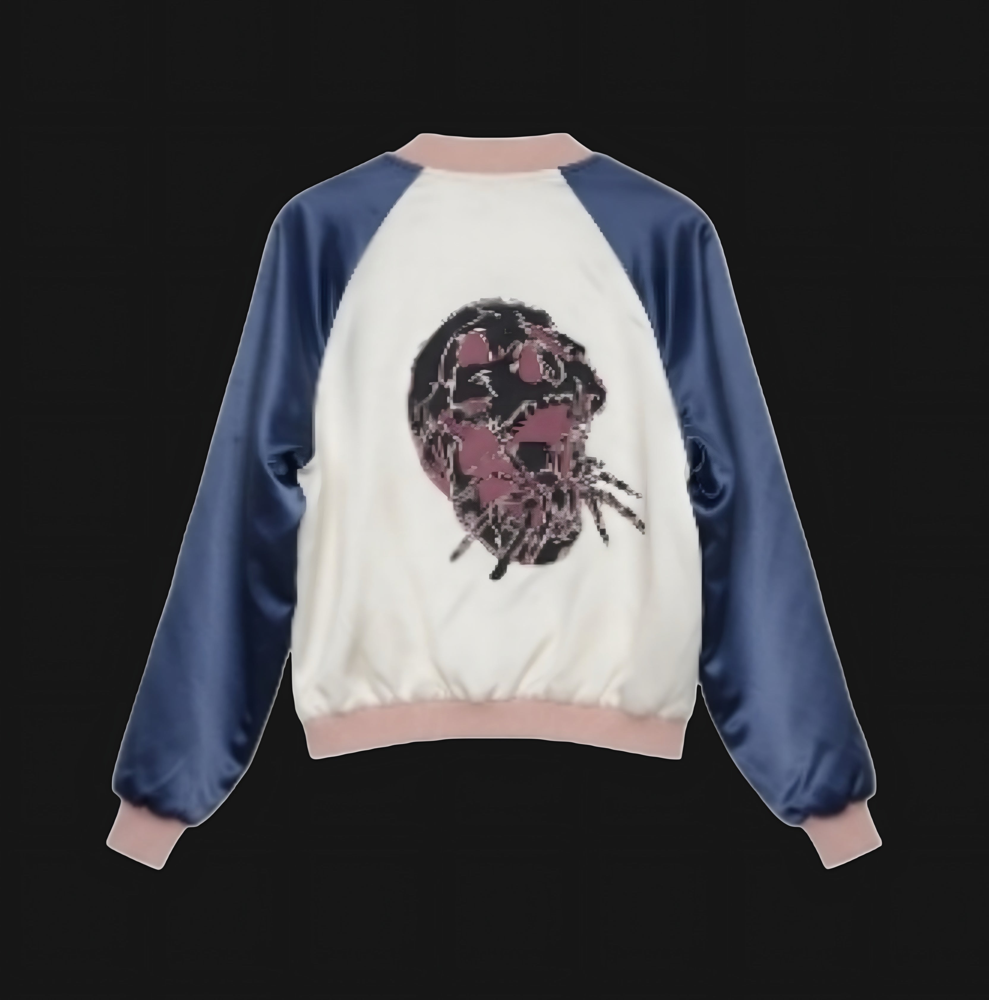 Satin Bomber- Upcycled / Women's Small