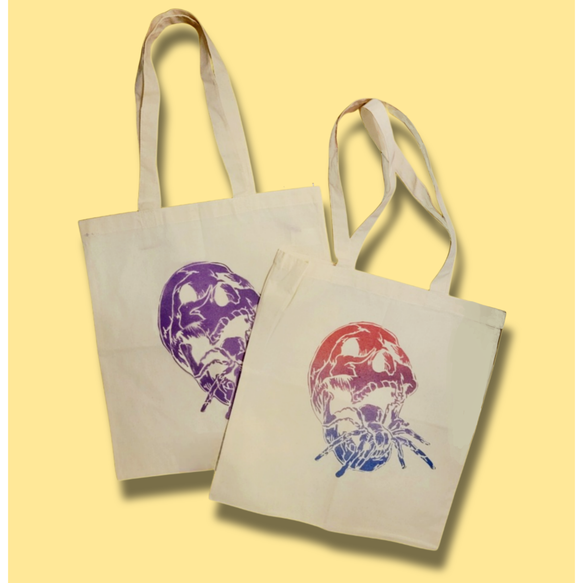 Stenciled Canvas Tote