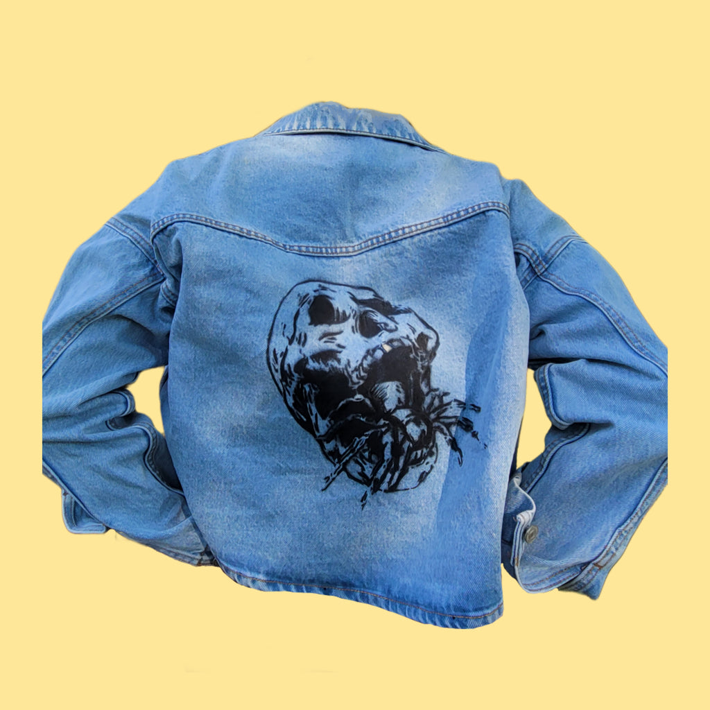 Denim Shacket- upcycled