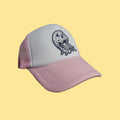 Hat- pink trucker