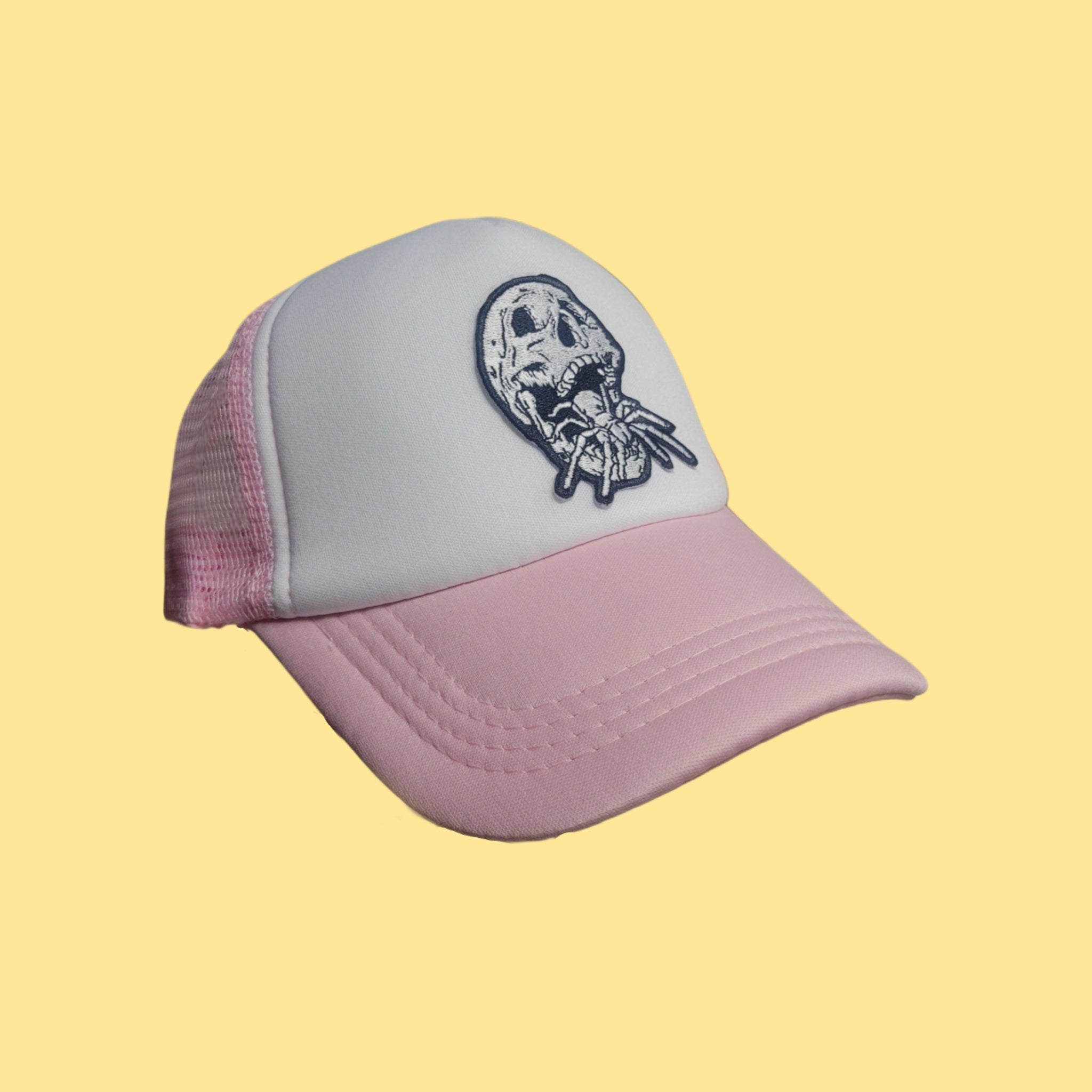 Hat- pink trucker